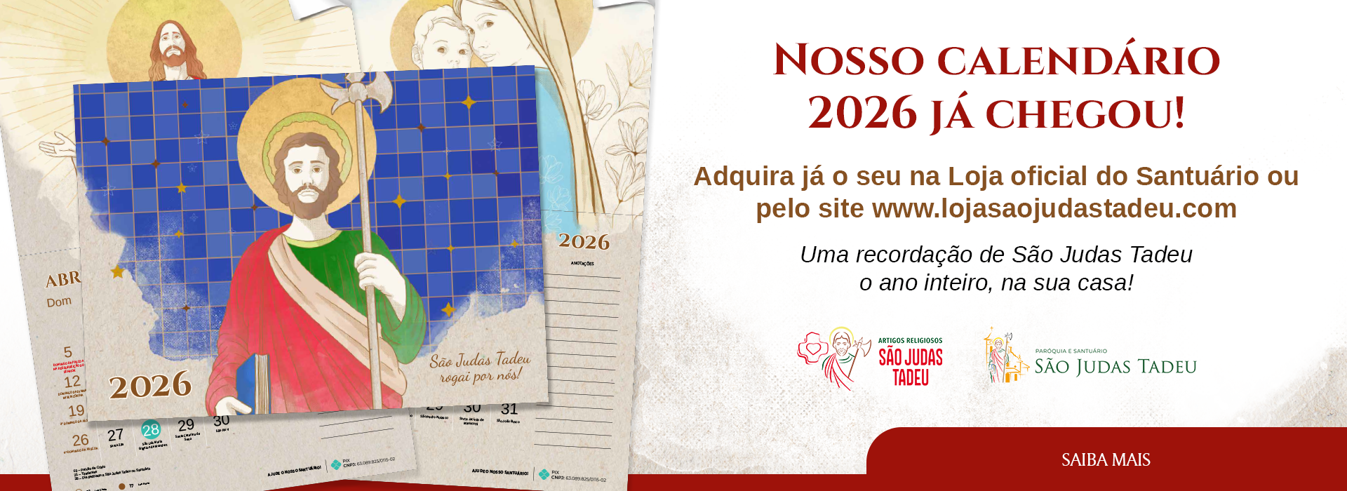 Banner calendario 2026